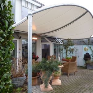 Terrassenüberdachung mit Membran